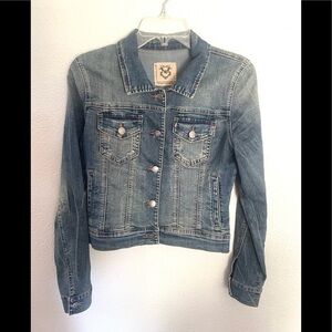 WAX JEANS distressed denim jean Jack size medium